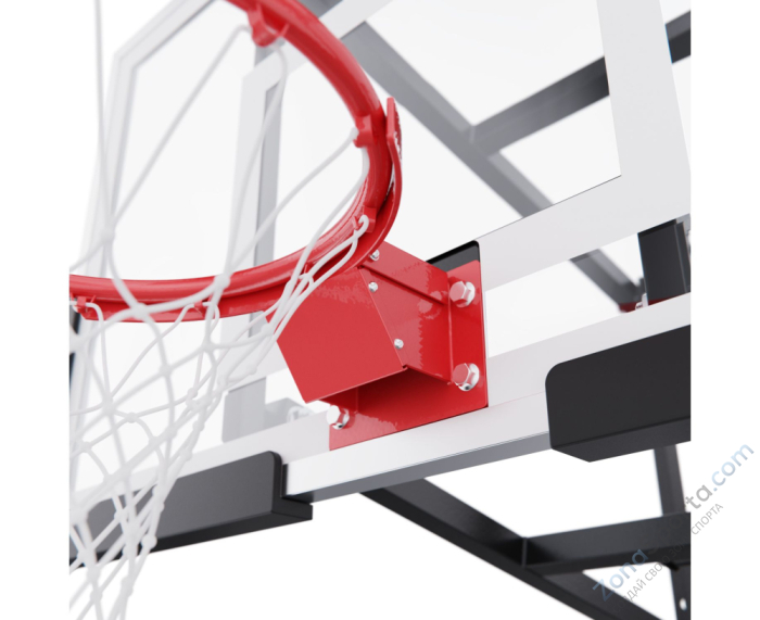 Баскетбольный щит DFC со съёмным регулятором высоты, стекло 6 мм, 110 х 70 см