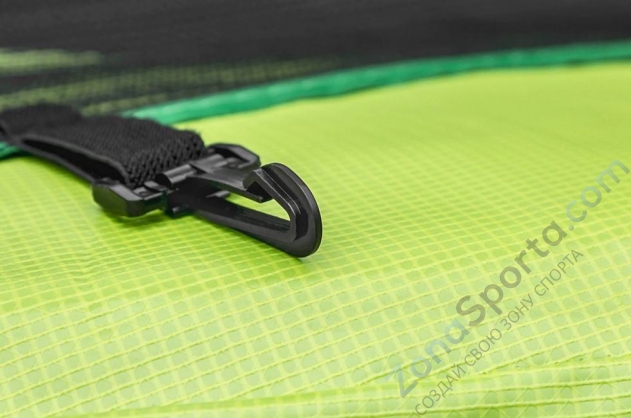 Батут Alpin 2,52 м с защитной сеткой и лестницей