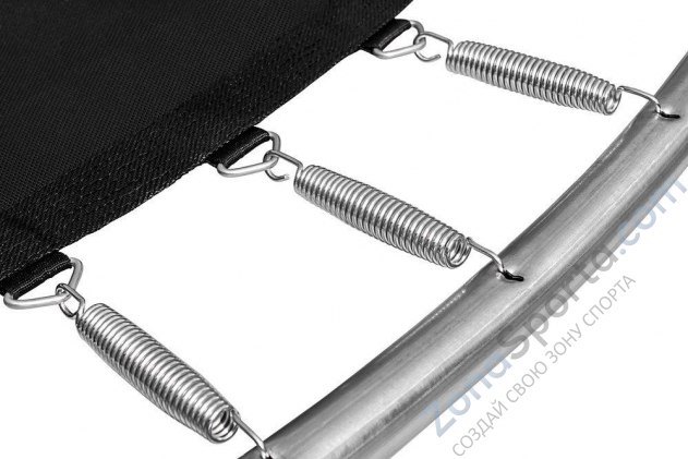 Батут Alpin 4,90 м с защитной сеткой и лестницей