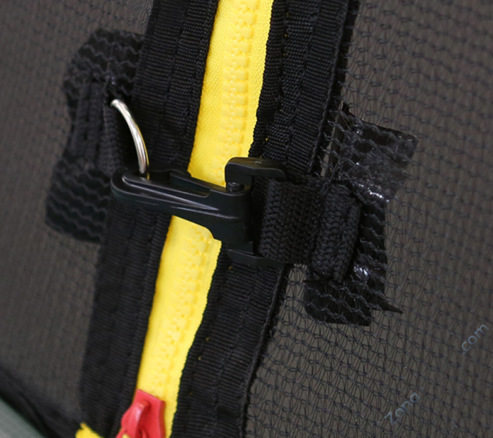 Батут Arland 12FT с внутренней страховочной сеткой и лестницей (Light green)