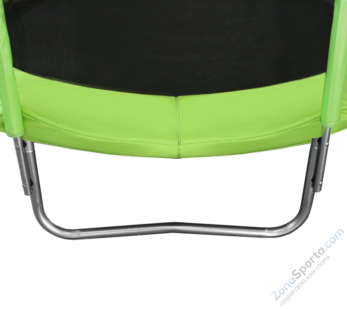Батут Arland 16FT с внутренней страховочной сеткой и лестницей (Light green)