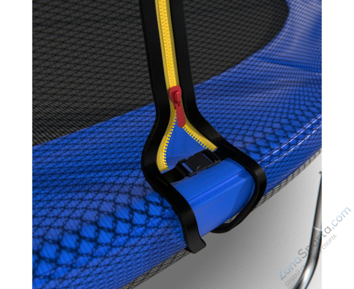 Батут DFC Trampoline Fitness с сеткой 16ft Синий