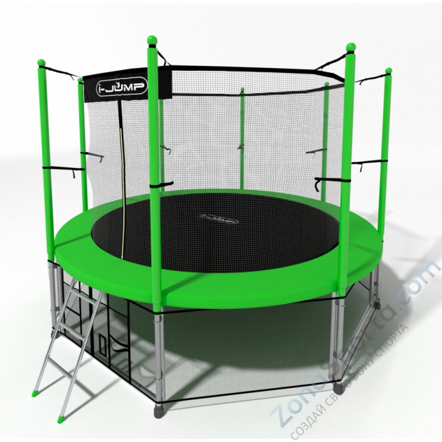Батут i-Jump Classic 12ft green