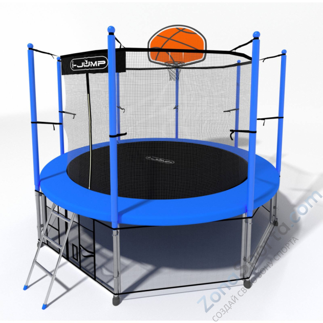 Батут i-Jump Basket 12ft blue