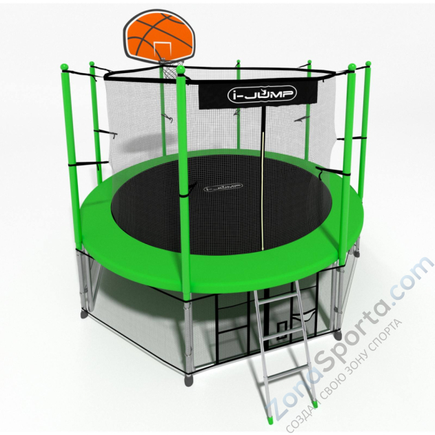 Батут i-Jump Basket 16ft green
