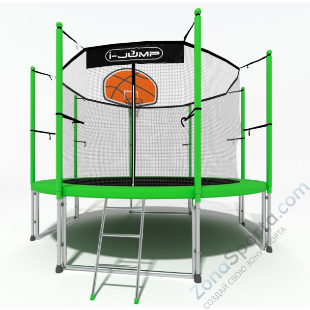 Батут i-Jump Basket 6ft green