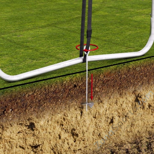 Батут Unix line 12 ft outside (Blue)