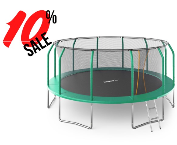 Батут Unix Line Supreme Basic 16 ft (green)