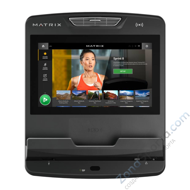 Беговая дорожка Matrix Performance Plus с консолью Touch XL