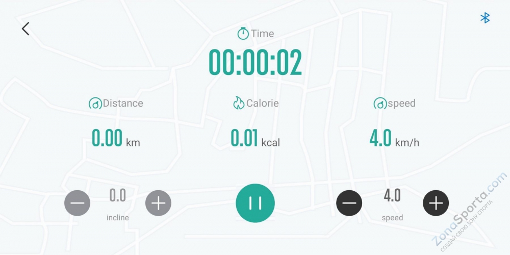 Беговая дорожка Titanium Masters Slimtech C20 (синяя)