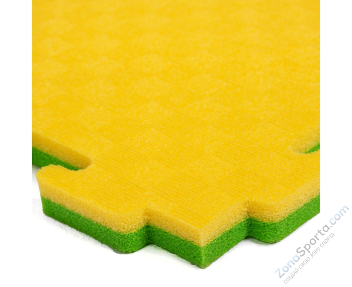 Будо-мат DFC, 100 x 100 см, 20 мм, цвет жёлто-зелёный Будо-мат DFC, 100 x 100 см, 20 мм, цвет жёлто-зелёный