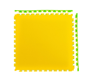Будо-мат DFC, 100 x 100 см, 20 мм, цвет жёлто-зелёный