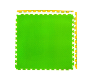 Будо-мат DFC, 100 x 100 см, 20 мм, цвет жёлто-зелёный