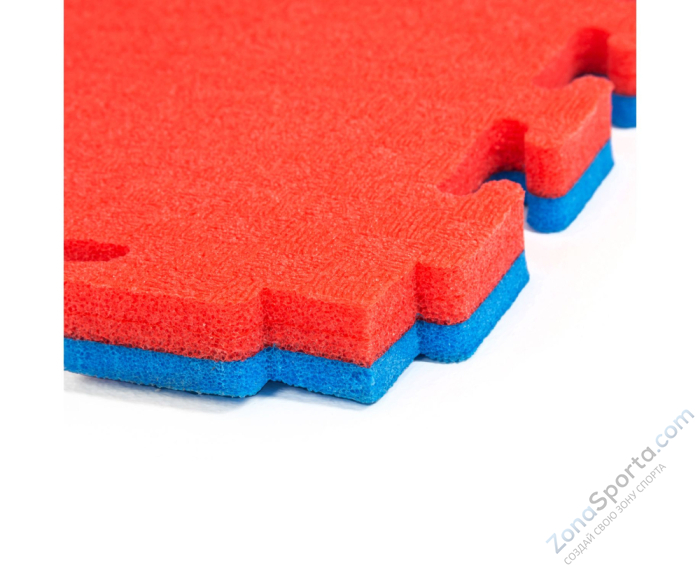 Будо-мат DFC, 100 x 100 см, 40 мм, цвет сине-красный Будо-мат DFC, 100 x 100 см, 40 мм, цвет сине-красный