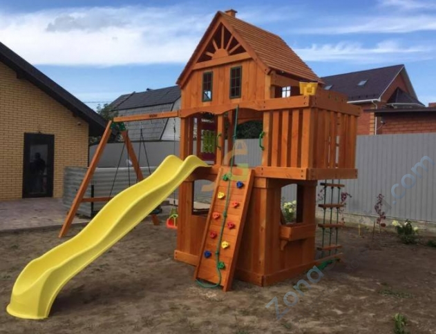 Деревянная детская площадка для дачи Igragrad Шато 2