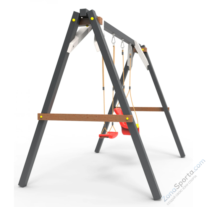 Деревянные качели Пикник 2 Ультра (качели для малышей качели долька) Деревянные качели Пикник 2 Ультра (качели для малышей качели долька)