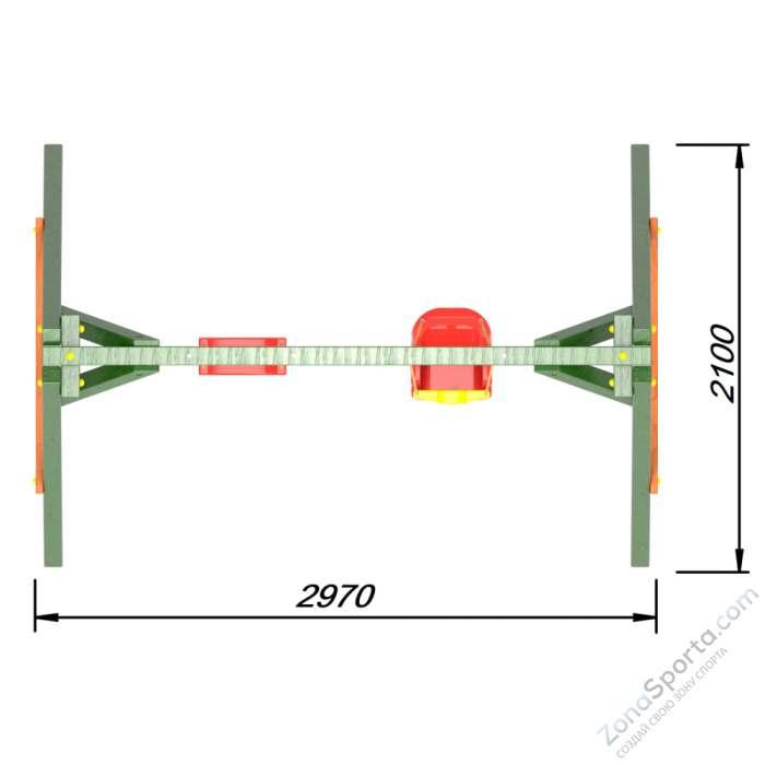 Деревянные качели Пикник 2 Вега (качели для малышей качели долька) Деревянные качели Пикник 2 Вега (качели для малышей качели долька)