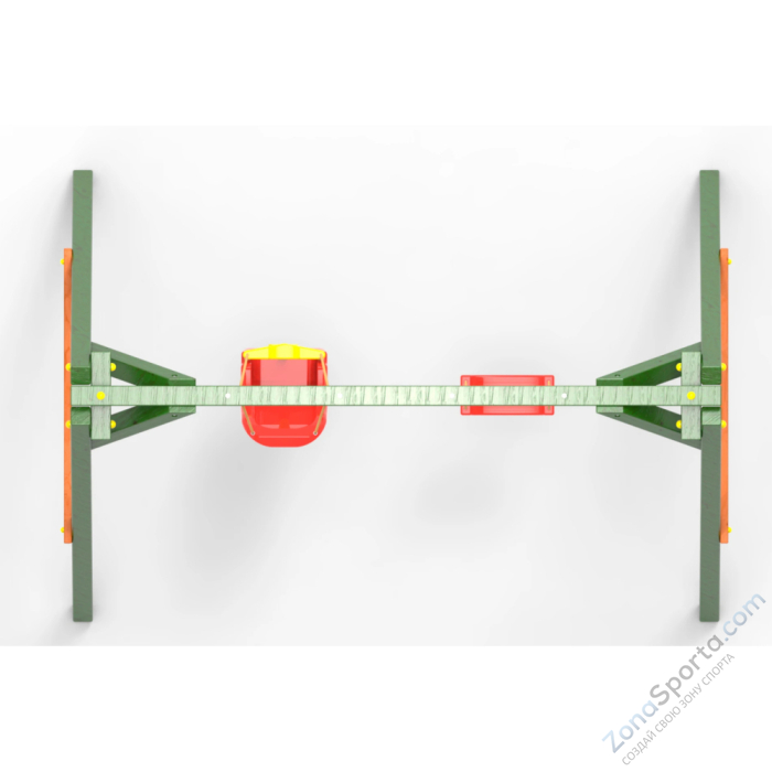 Деревянные качели Пикник 2 Вега (качели для малышей качели долька) Деревянные качели Пикник 2 Вега (качели для малышей качели долька)