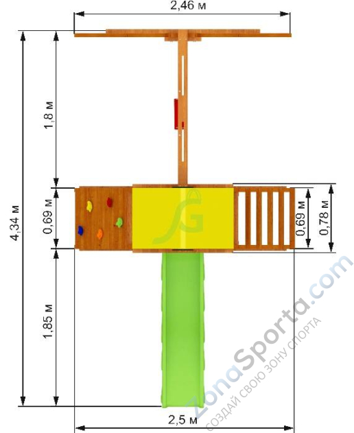 Детская игровая площадка IgraGrad Старт 1