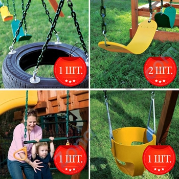 Детский игровой комплекс NewSunrise НьюСанрайз с винтовой горкой-трубой Детский игровой комплекс NewSunrise НьюСанрайз с винтовой горкой-трубой