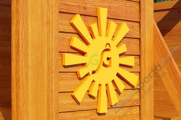 Детская площадка IgraGrad Клубный домик Макси с трубой Luxe