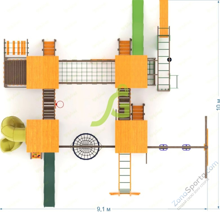 Детская площадка IgraGrad Комбо Х2