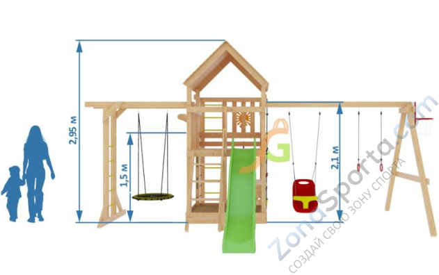 Детская площадка IgraGrad Крафт Pro 2