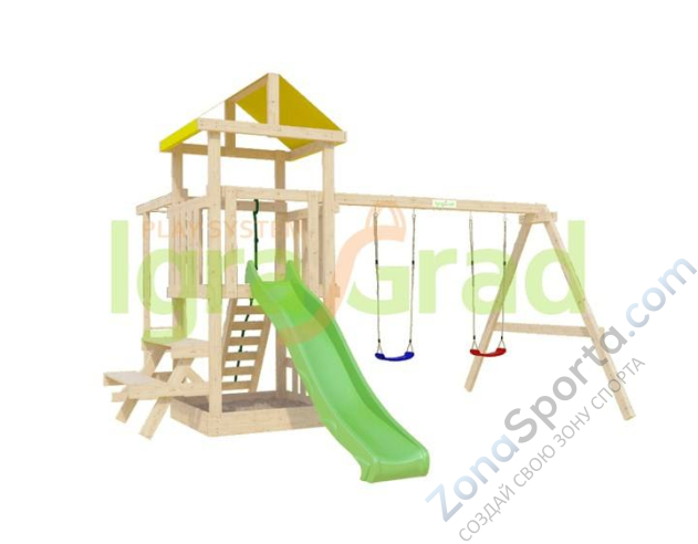 Детская площадка IgraGrad Крафтик со столиком и рукоходом