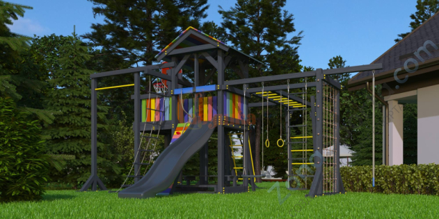 Детская площадка Савушка 2 (Black Edition)