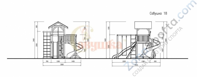 Детская площадка Савушка 4 Сезона 9