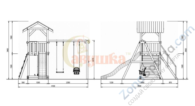 Детская площадка Савушка Classiс