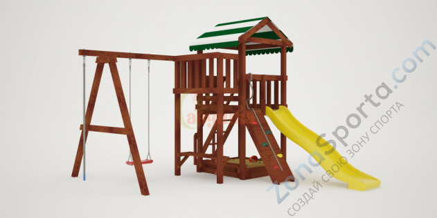 Детская площадка Савушка Мастер 1 (Махагон)