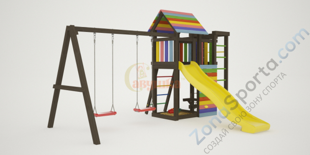 Детская площадка Савушка Мастер 10 (Brown Color)