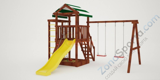 Детская площадка Савушка Мастер 5 (Махагон)