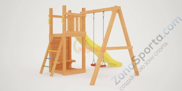 Детская площадка Савушка Мастер 6 с качелями
