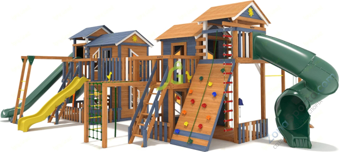 Детская деревянная площадка IgraGrad Домик 7 мод.2