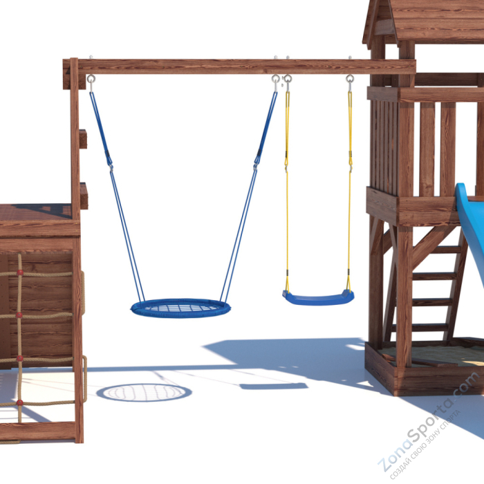 Детская площадка CustWood Scout SC8 с деревянной крышей