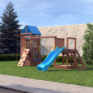 Детская деревянная игровая площадка для улицы дачи CustWood Scout SC9
