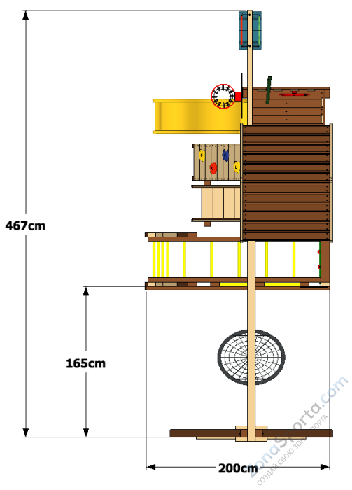 Детская площадка для дома Baby Mark 5