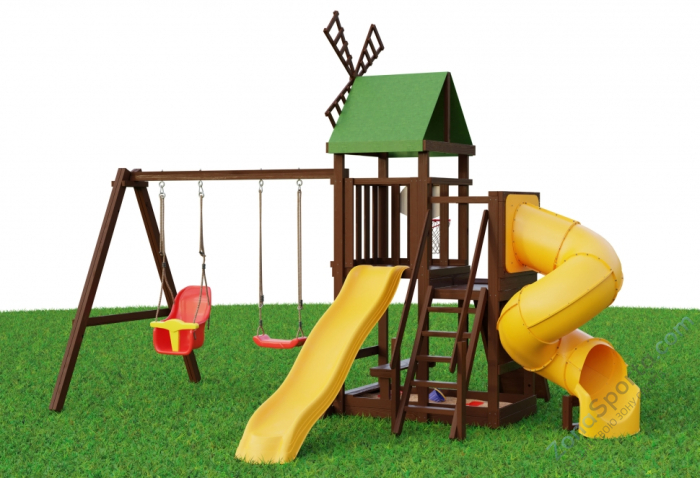 Детская площадка Мельница с трубой 1