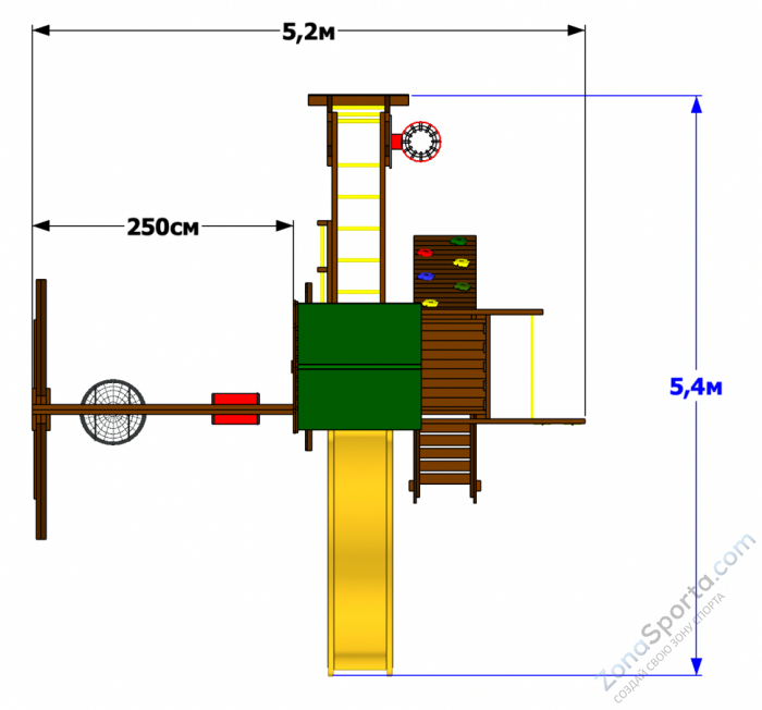 Детская площадка Мельница Спорт