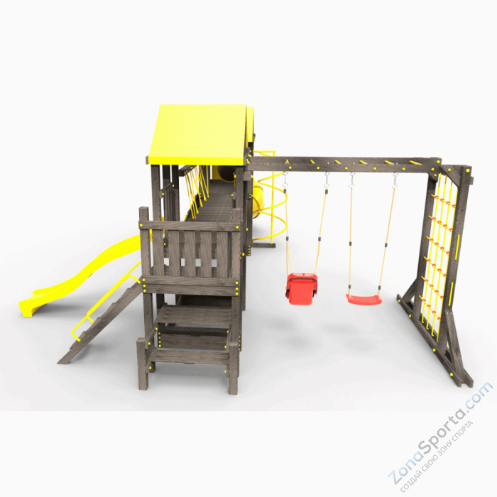 Детская площадка Пикник Black Кракен с трубой