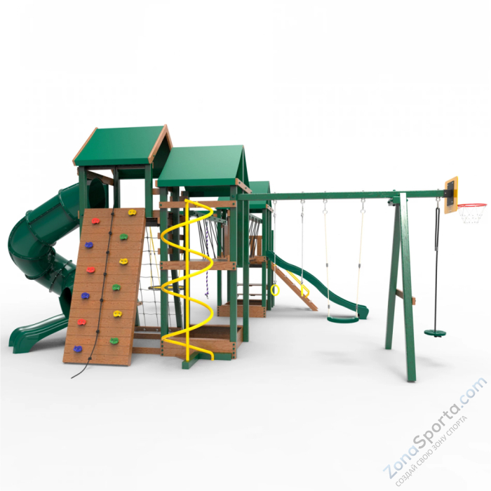 Детская площадка Пикник Форест Стэйдж К с винтовой трубой