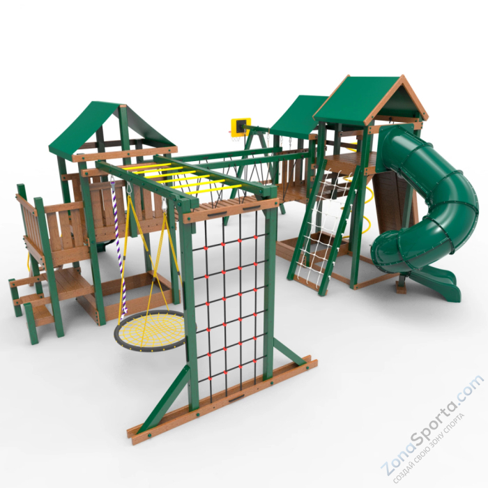 Детская площадка Пикник Форест Стэйдж К с винтовой трубой