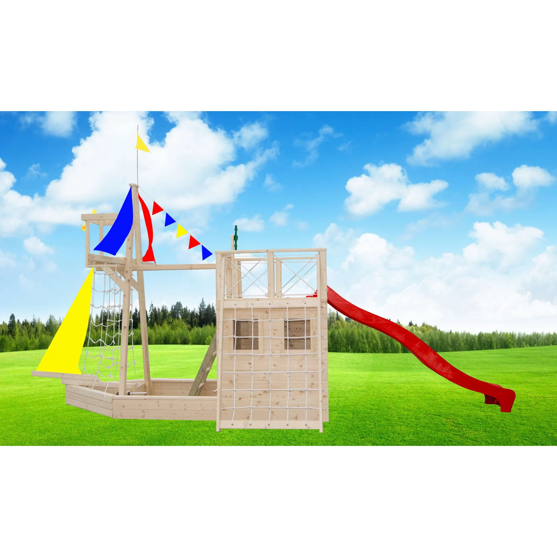 Детская площадка Пикник Корабль Волна