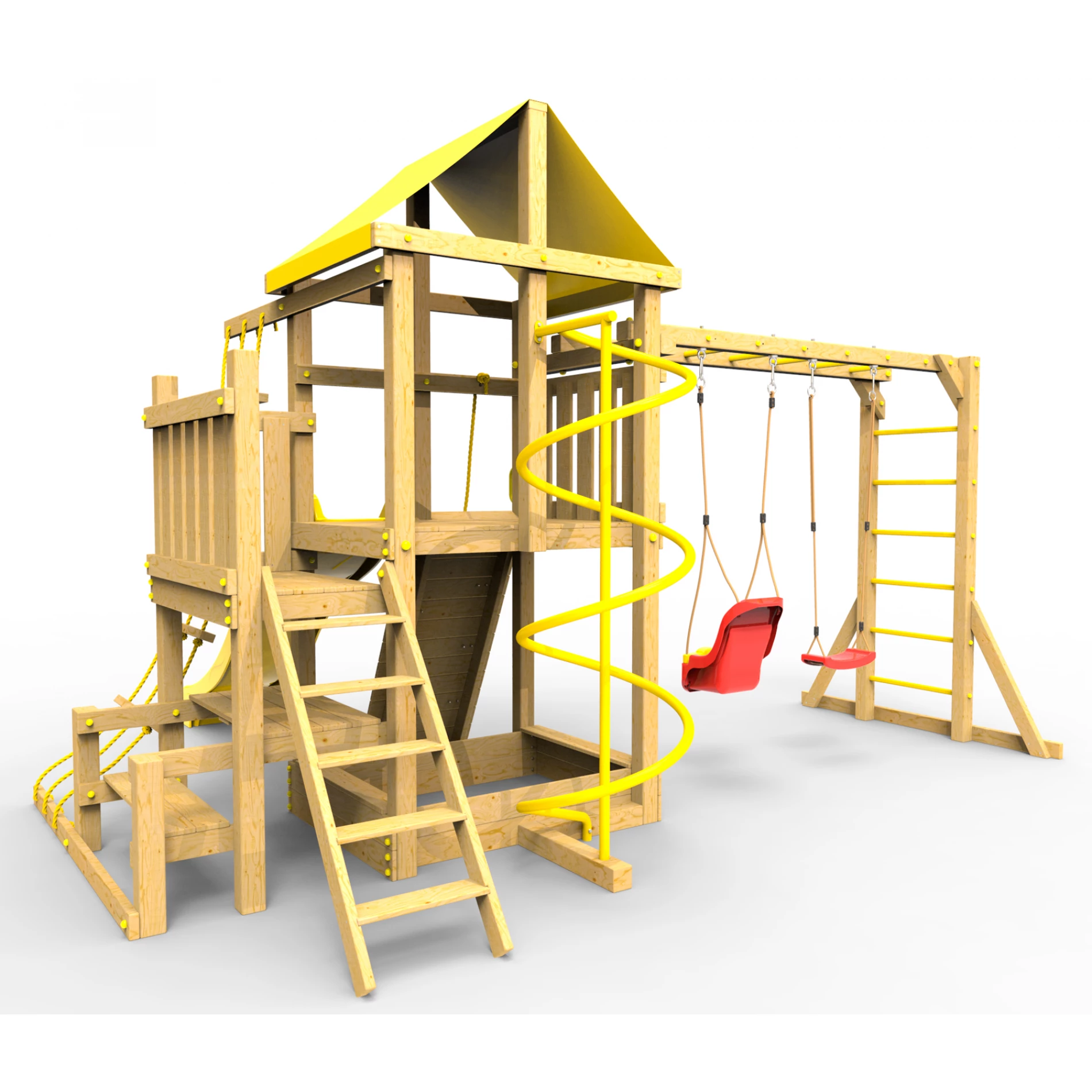 Детская площадка Пикник Стандарт Макси с рукоходом Вираж