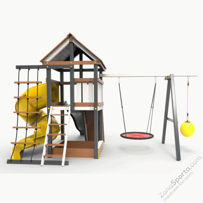 Детская площадка Пикник Ультра А с винтовой трубой 6.1