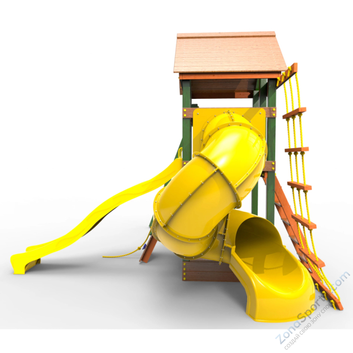 Детская площадка Пикник Вега Д с винтовой трубой