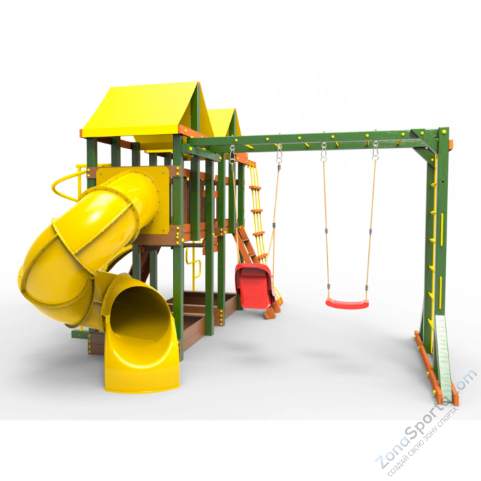 Детская площадка Пикник Вега Пацифик Light с винтовой трубой