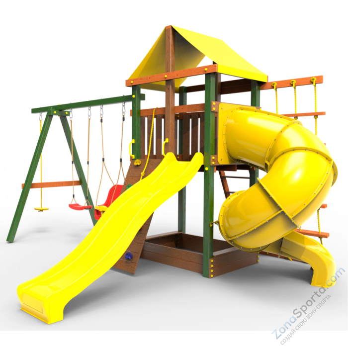 Детская площадка Пикник Вега с винтовой трубой